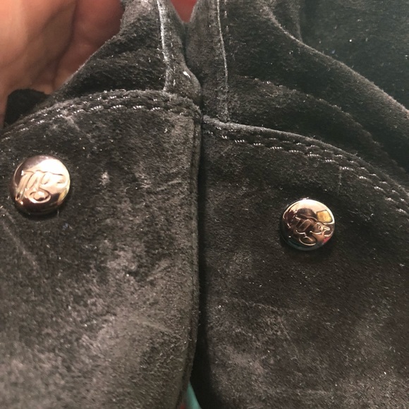 Paul Green black suede ankle boots size USA 8 - Picture 6 of 8